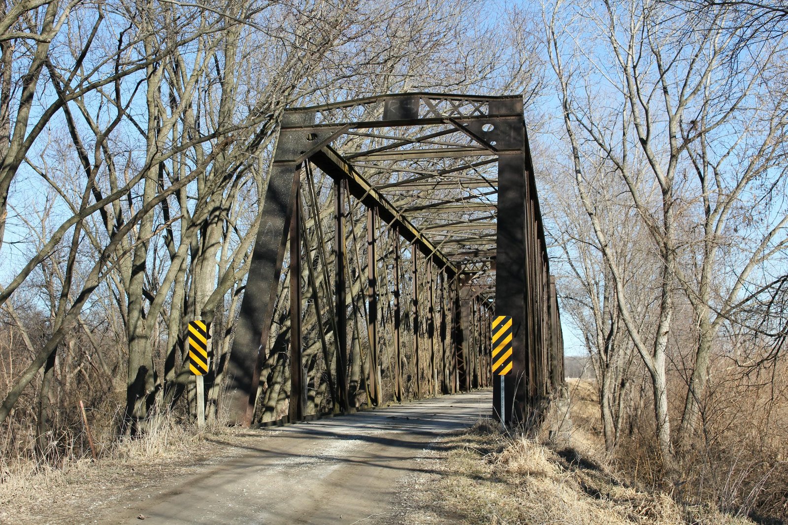 Looking east